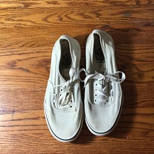 Mint green low lace up vans